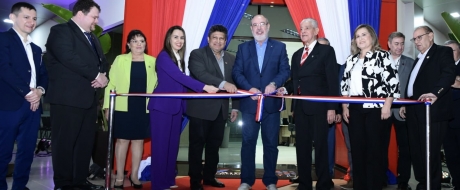Autoridades de ITAIPU inauguraron la nueva sede de la Cajubi en Ciudad del Este
