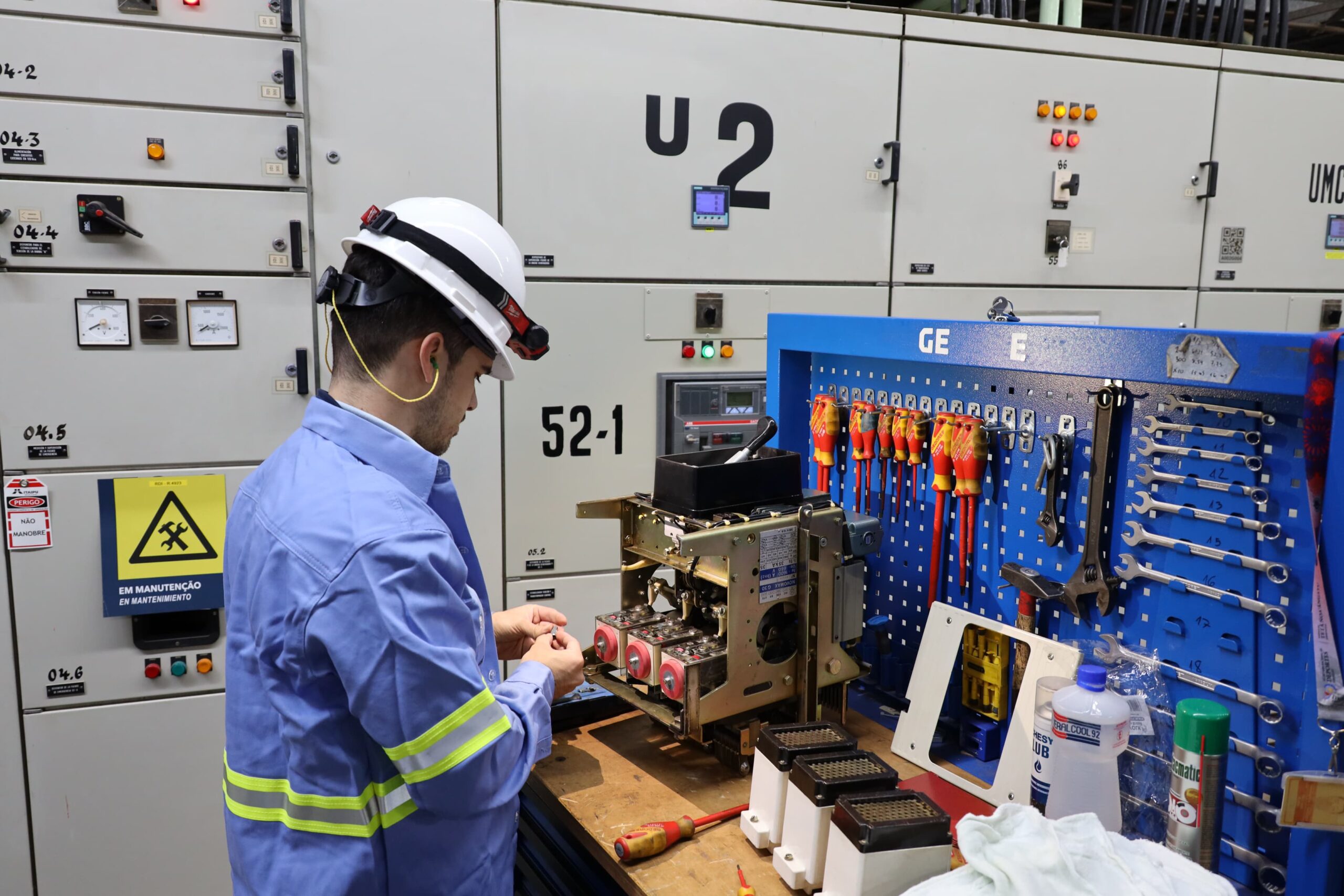 Se inició el mantenimiento trienal de la U02 en la Central Hidroeléctrica ITAIPU