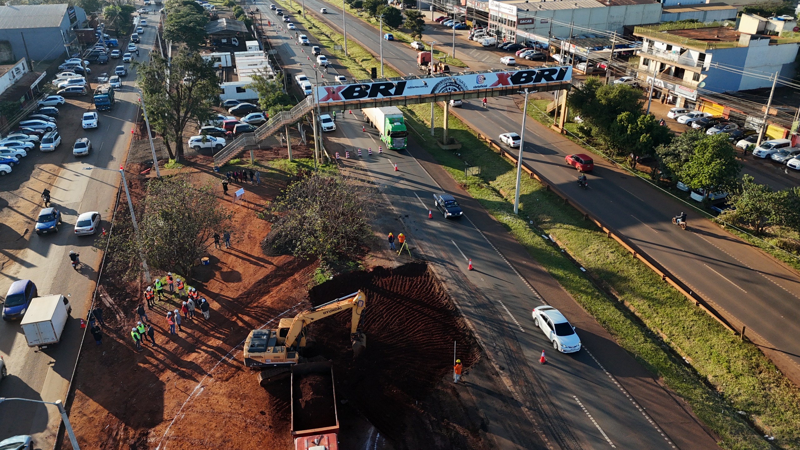 Arranca construcción de vías alternativas del viaducto del km 10-CDE que financia ITAIPU