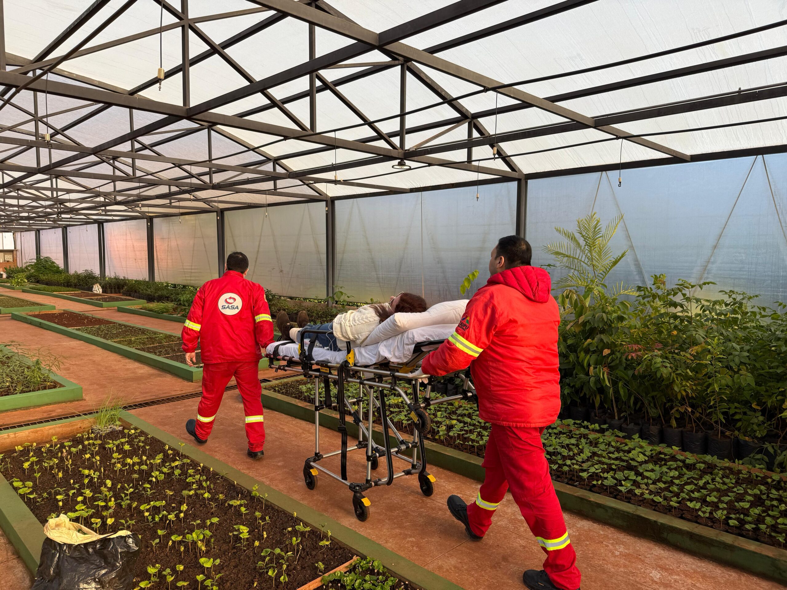 Realizan simulacro de accidente ofídico en Tekotopa Centro Ambiental de ITAIPU