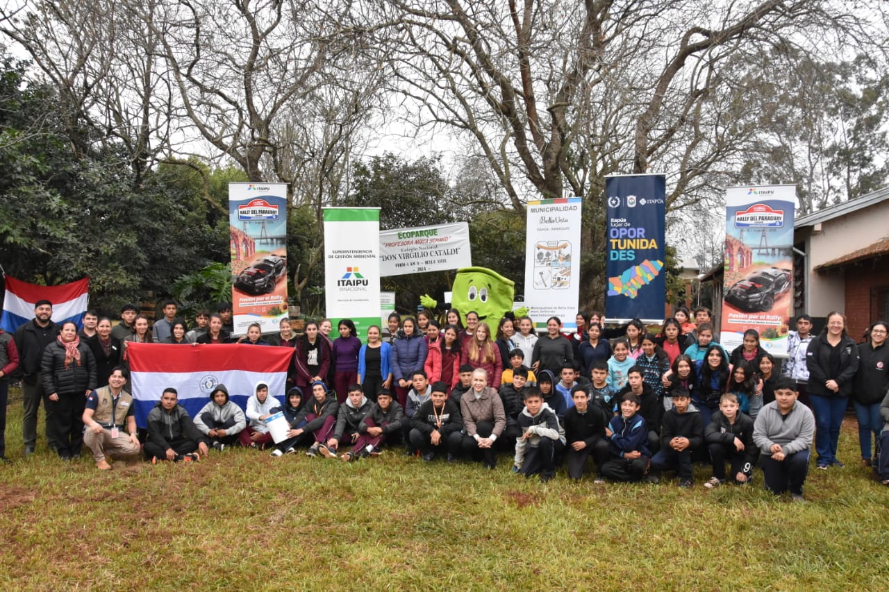 Binacional fomenta la conciencia ambiental en el marco del WRC Rally del Paraguay 2025