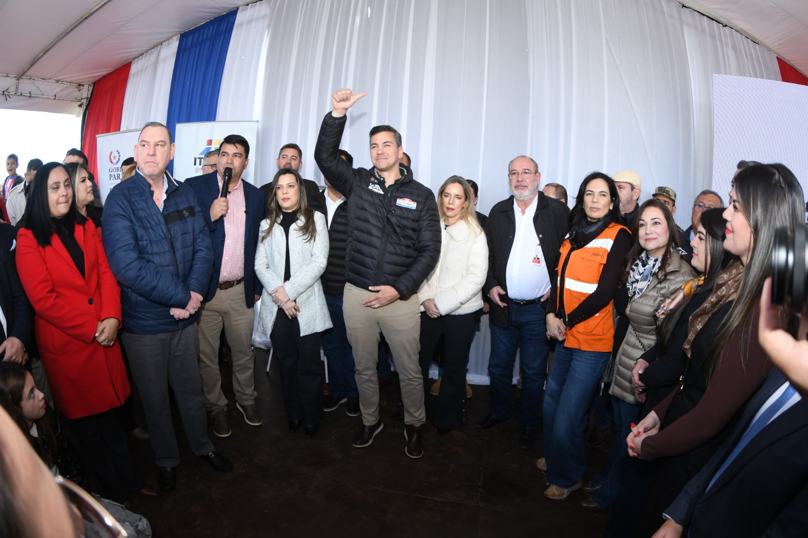 Presidente Peña impulsa desarrollo vial y entrega obras sociales en Alto Paraná, con apoyo de ITAIPU