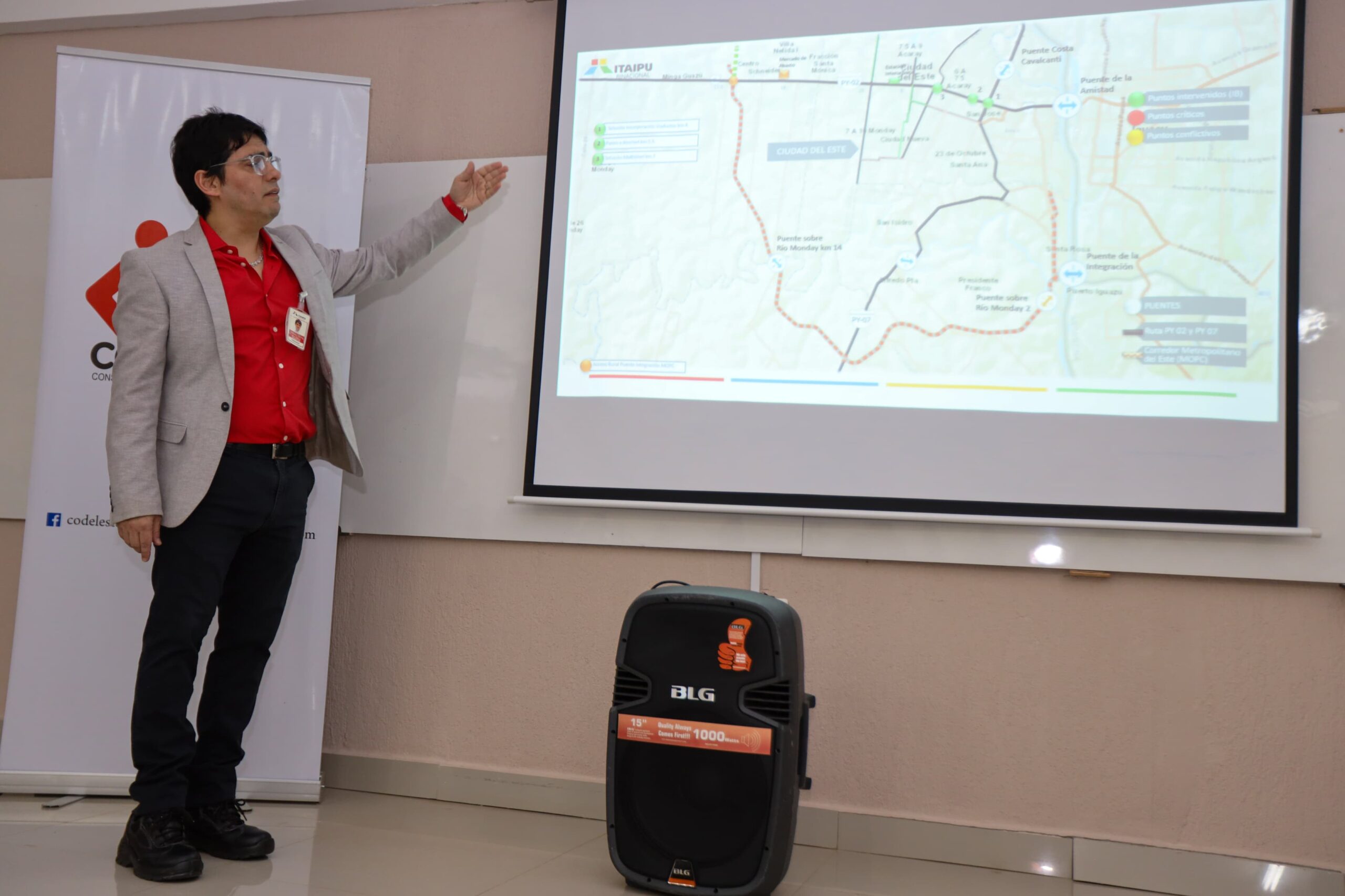 ITAIPU presenta el Plan de Conectividad del Este a los representantes del Codeleste