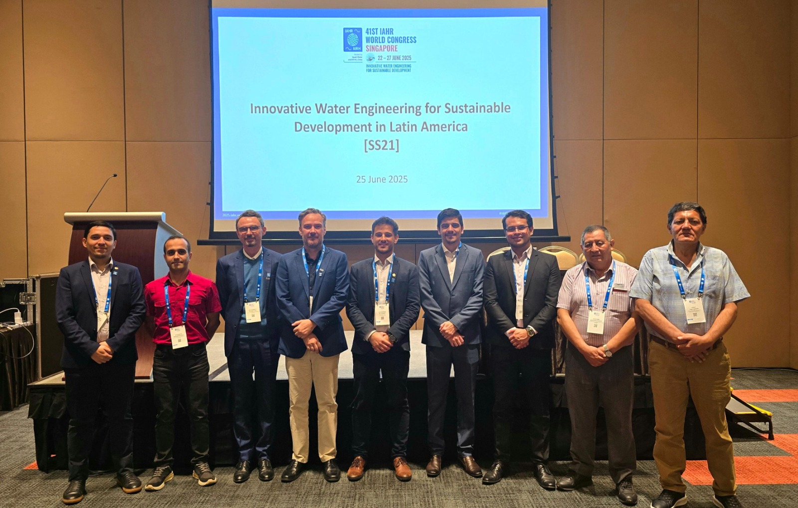 Profesionales de ITAIPU disertaron en el 41º Congreso Mundial de Ingeniería Hidroambiental