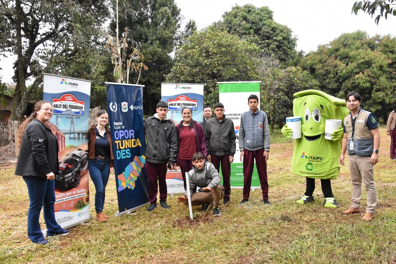 WRC Rally del Paraguay 2025: Binacional capacitó a más de 1.500 itapuenses sobre conciencia ecológica