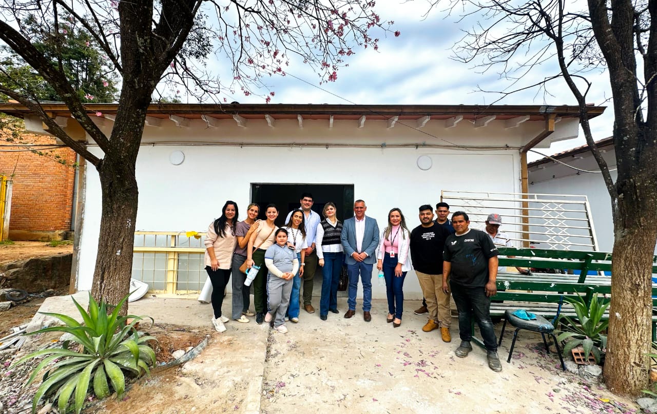 Avanzan obras de pabellón para niños TEA en el Materno Infantil de Oviedo, con apoyo de ITAIPU