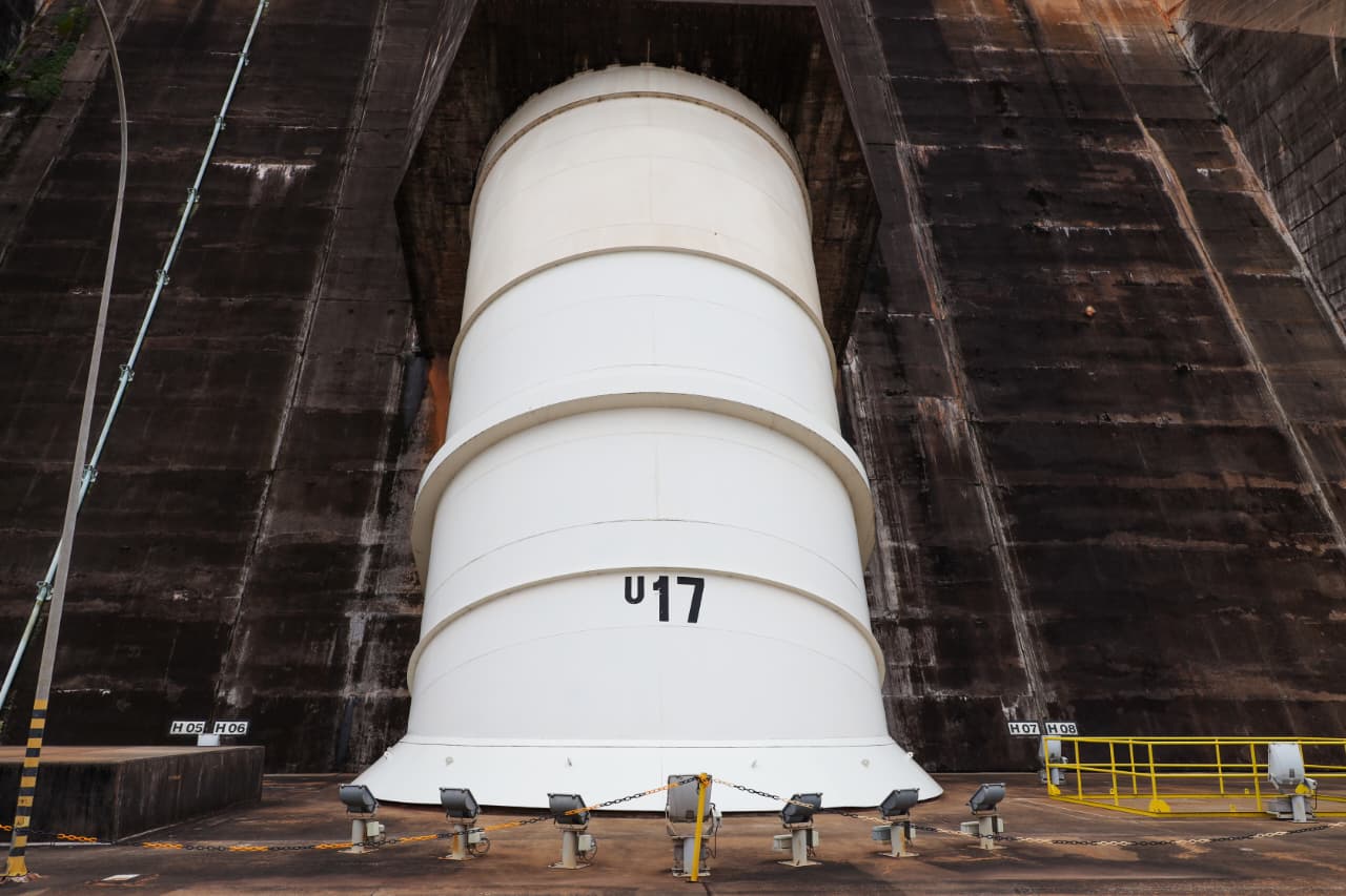 Se inició el mantenimiento trisemestral de la U17 en la Central Hidroeléctrica ITAIPU