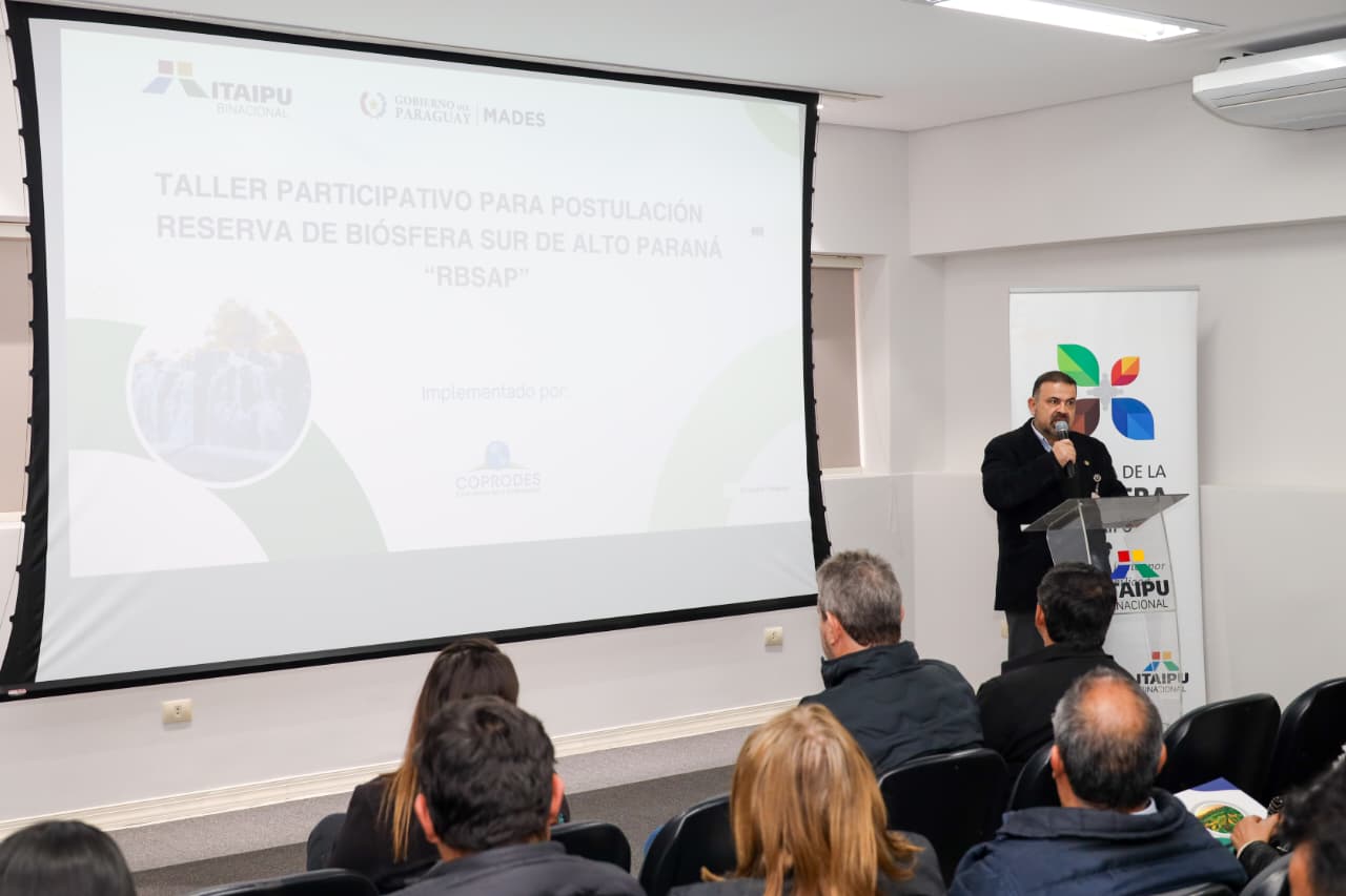 ITAIPU y el Mades socializan acciones para la postulación de nueva reserva de biósfera en Alto Paraná