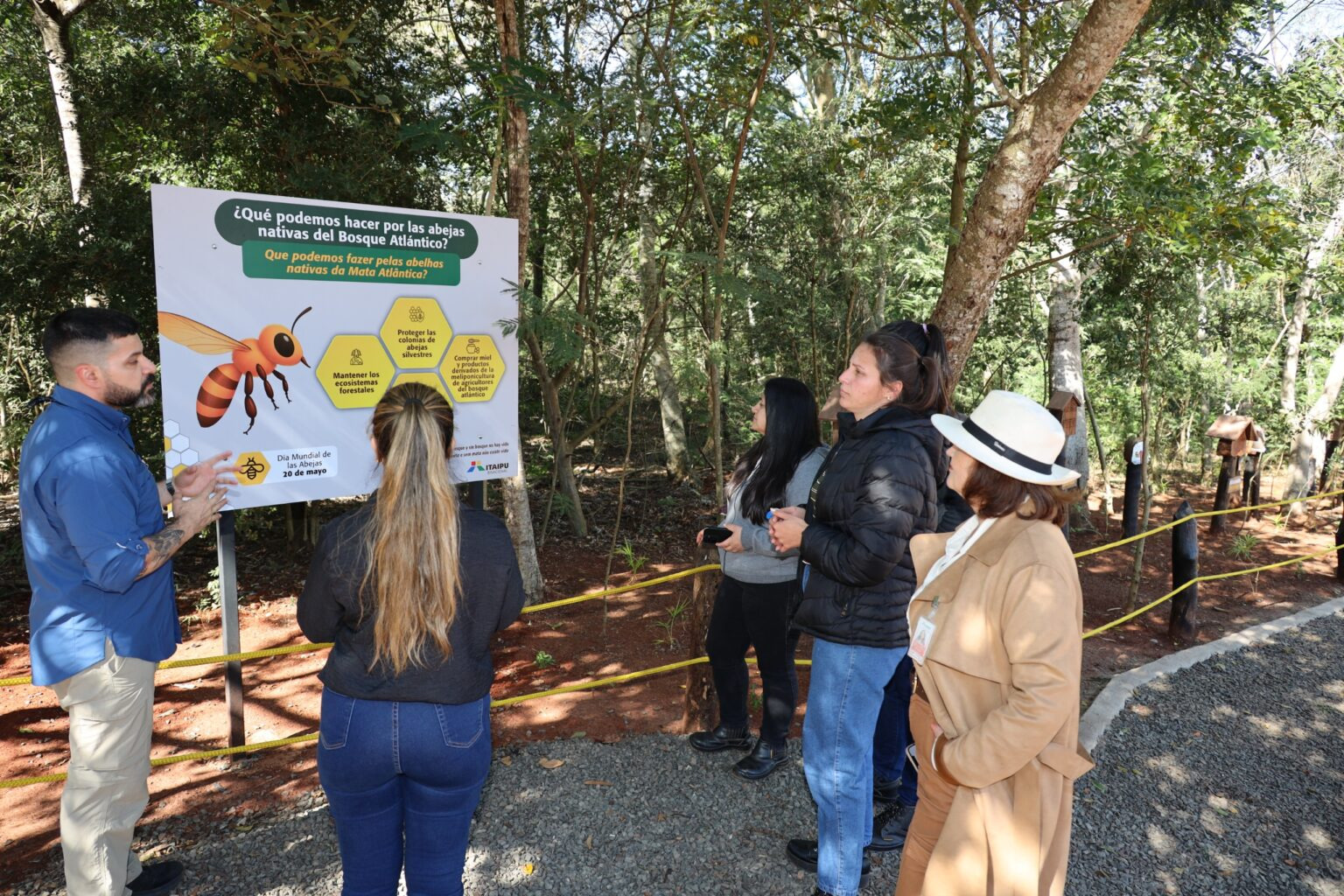 Refugio de Mbaracayú aumenta en un 83% la cantidad de visitas tras apertura del espacio de abejas nativas
