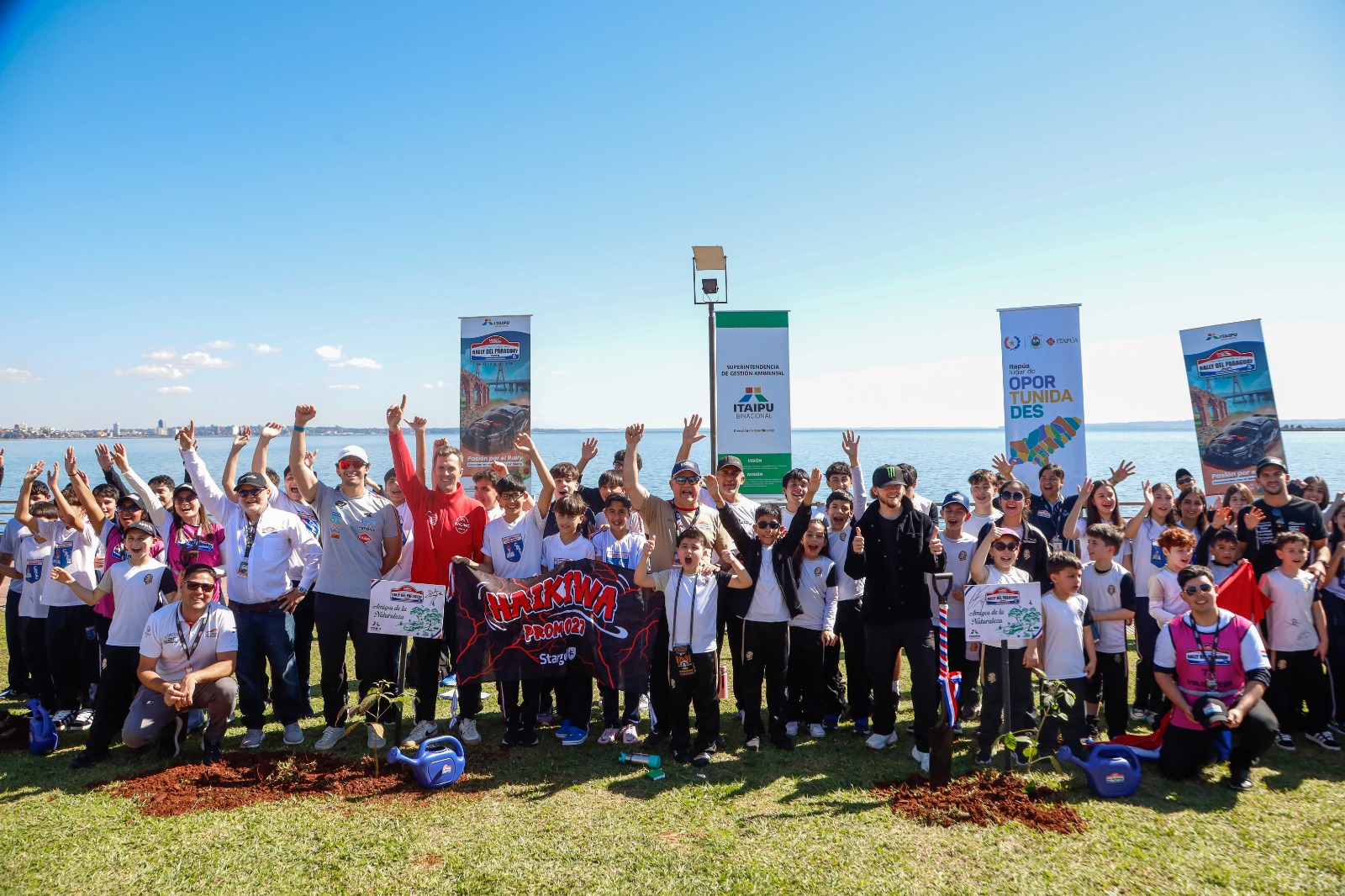 ITAIPU promueve campaña ambiental durante el WRC Rally del Paraguay 2025