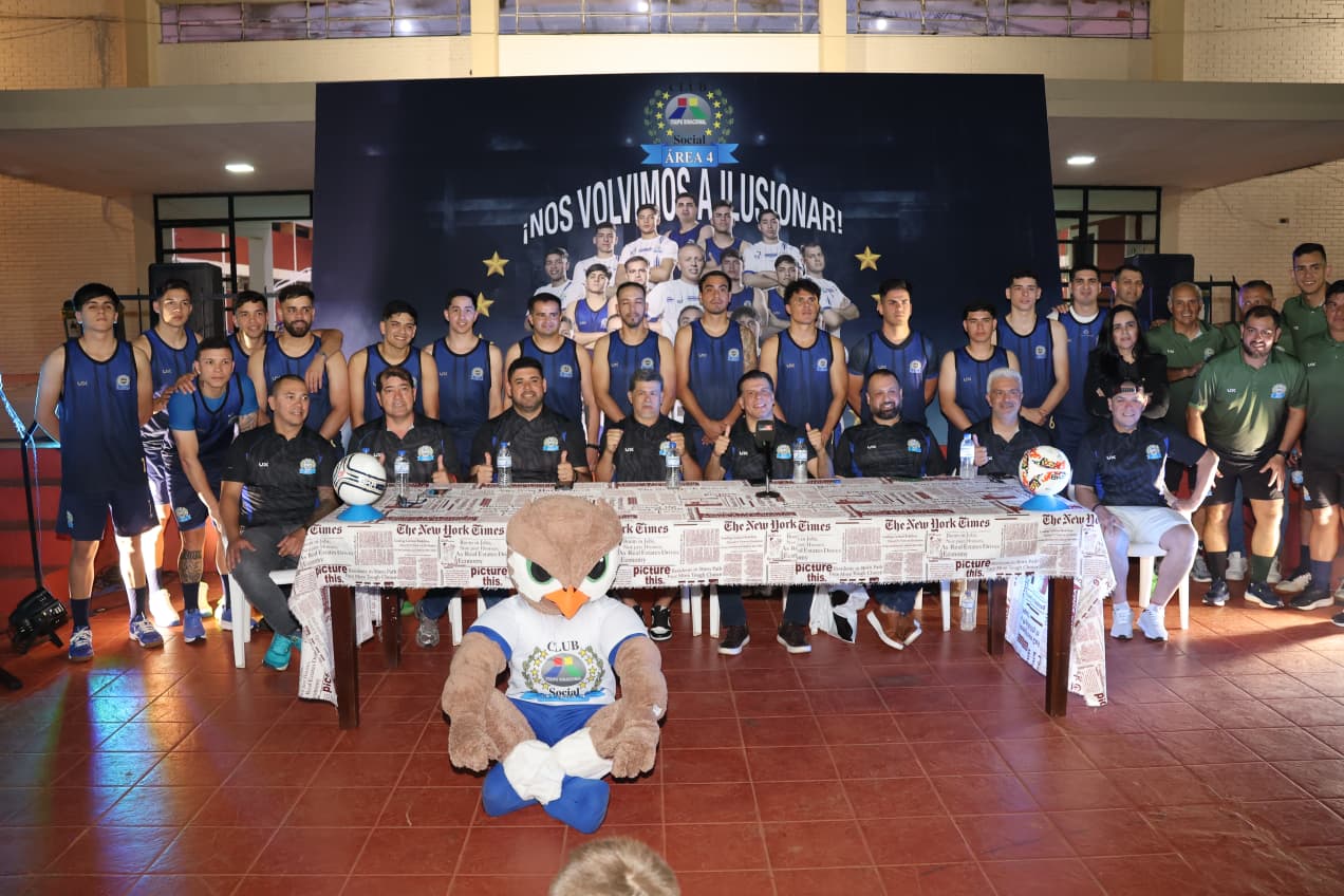 Club Área 4 de CDE regresa al fútbol de salón con apoyo de ITAIPU y presentó a sus jugadores