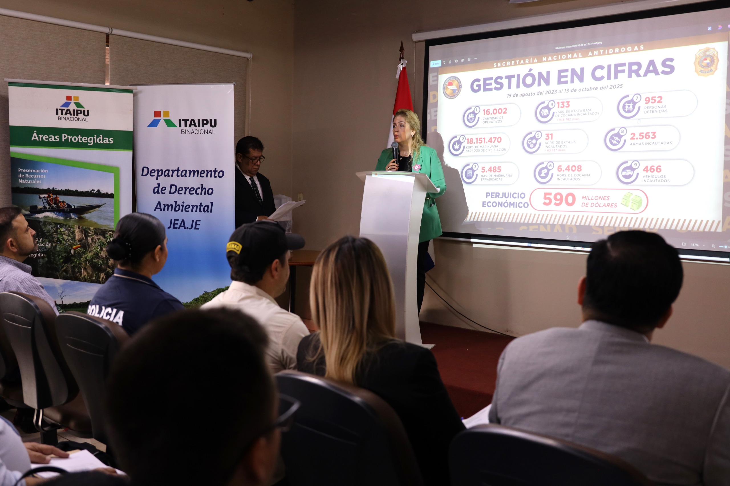Realizan capacitación legal y ambiental sobre procedimientos en las áreas protegidas de ITAIPU