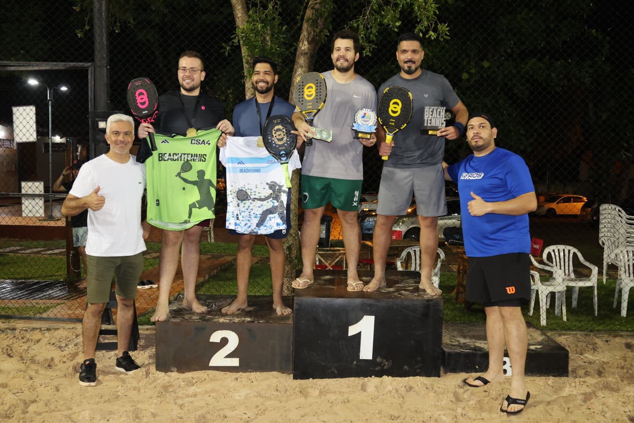 Club Área 4 de Ciudad del Este coronó a los campeones del primer torneo de tenis de playa