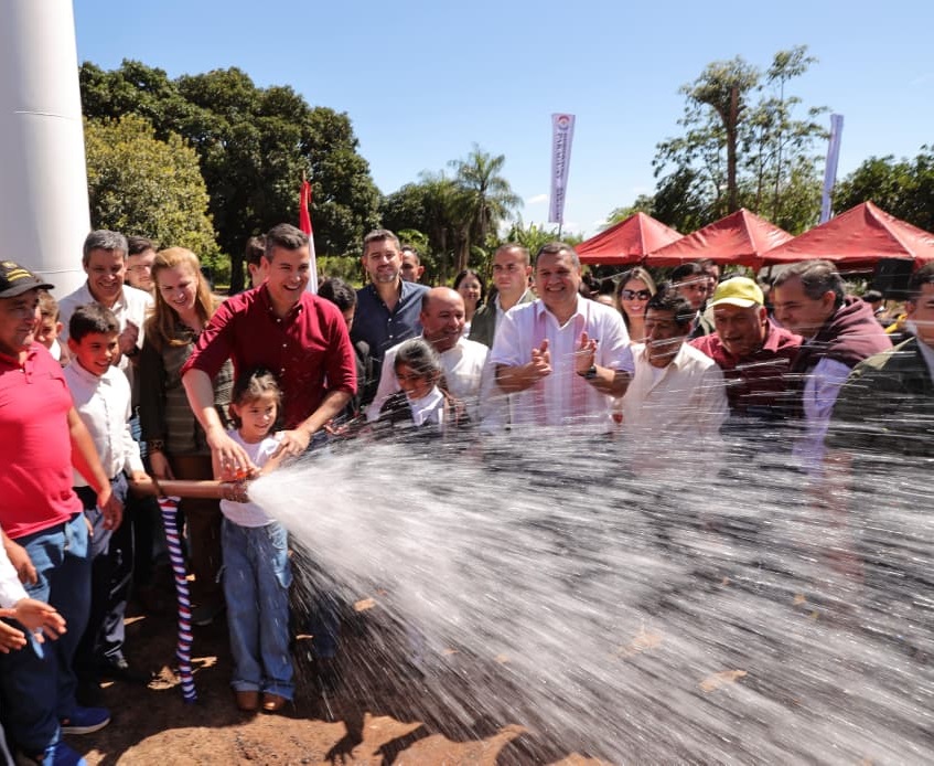 ITAIPU entregó sistema de agua potable en la compañía San Gerónimo de Santa María de Fe, Misiones