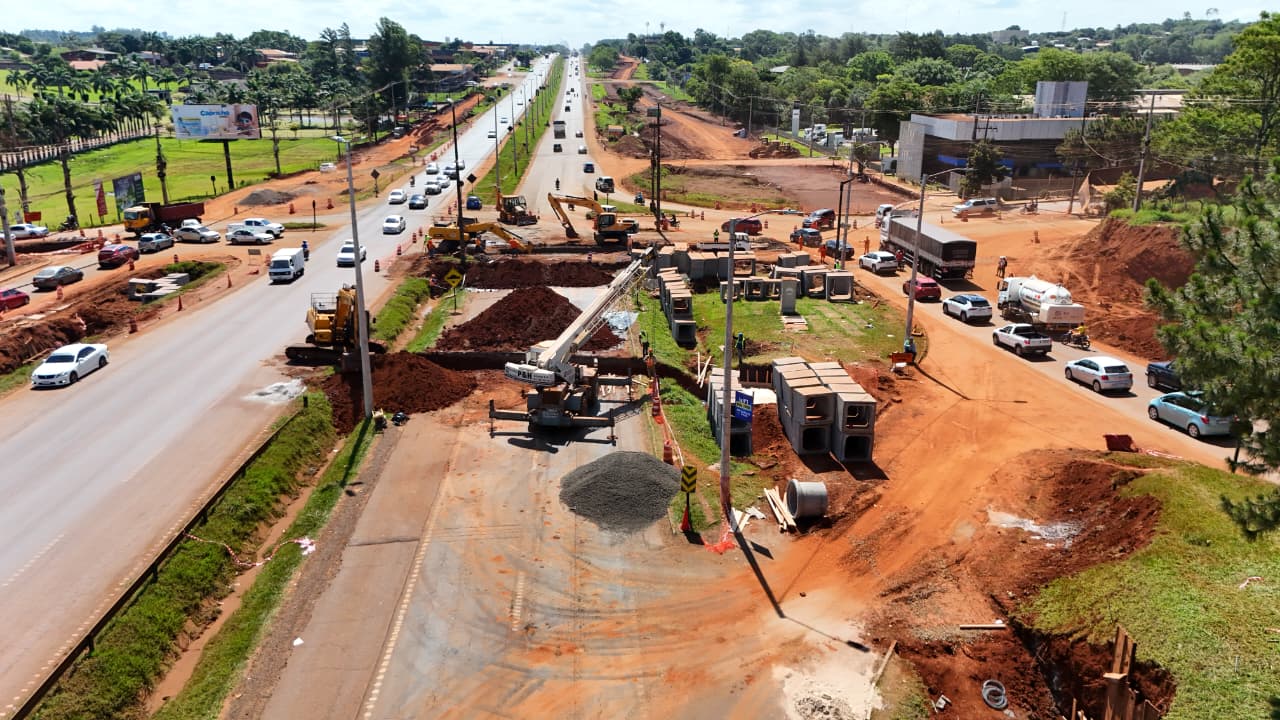Rehabilitan Ruta PY02 tras instalación de alcantarillas para el Viaducto del Km 10 en CDE