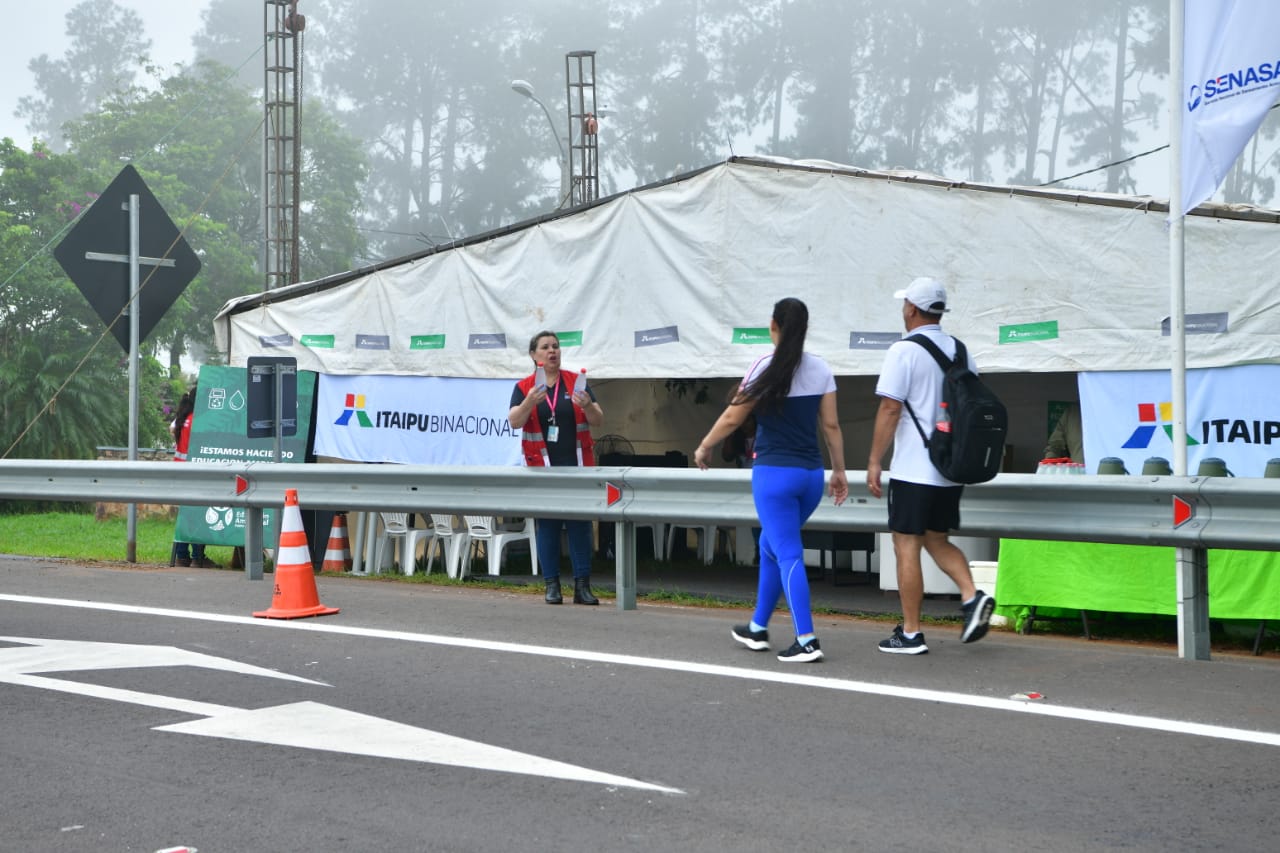 ITAIPU brindará asistencia a peregrinantes en los puestos ubicados camino a Caacupé