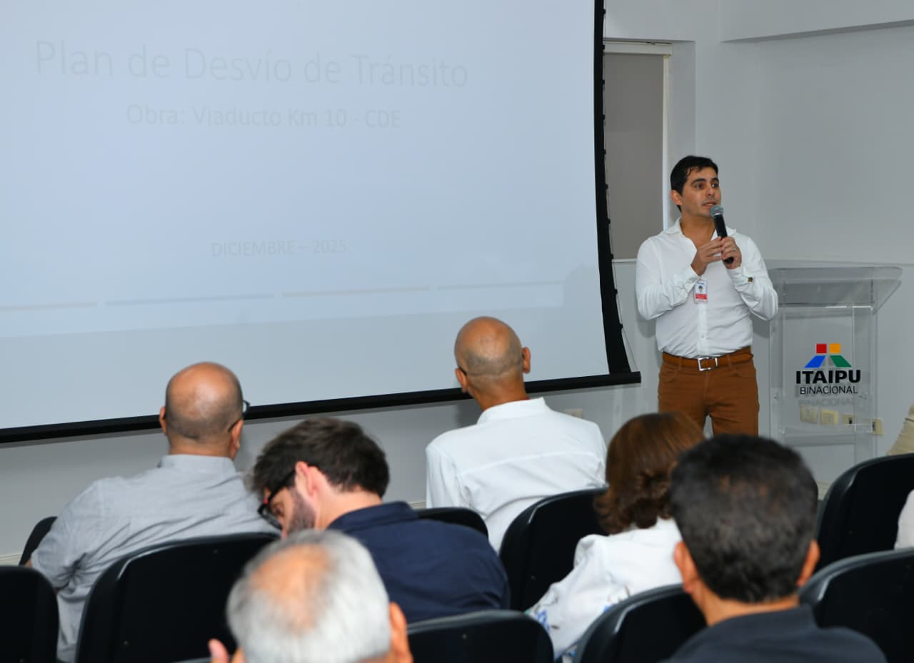 Socializan nuevas medidas del Plan de Desvío de Tránsito en el Km 10 de CDE por obras del viaducto financiado por ITAIPU