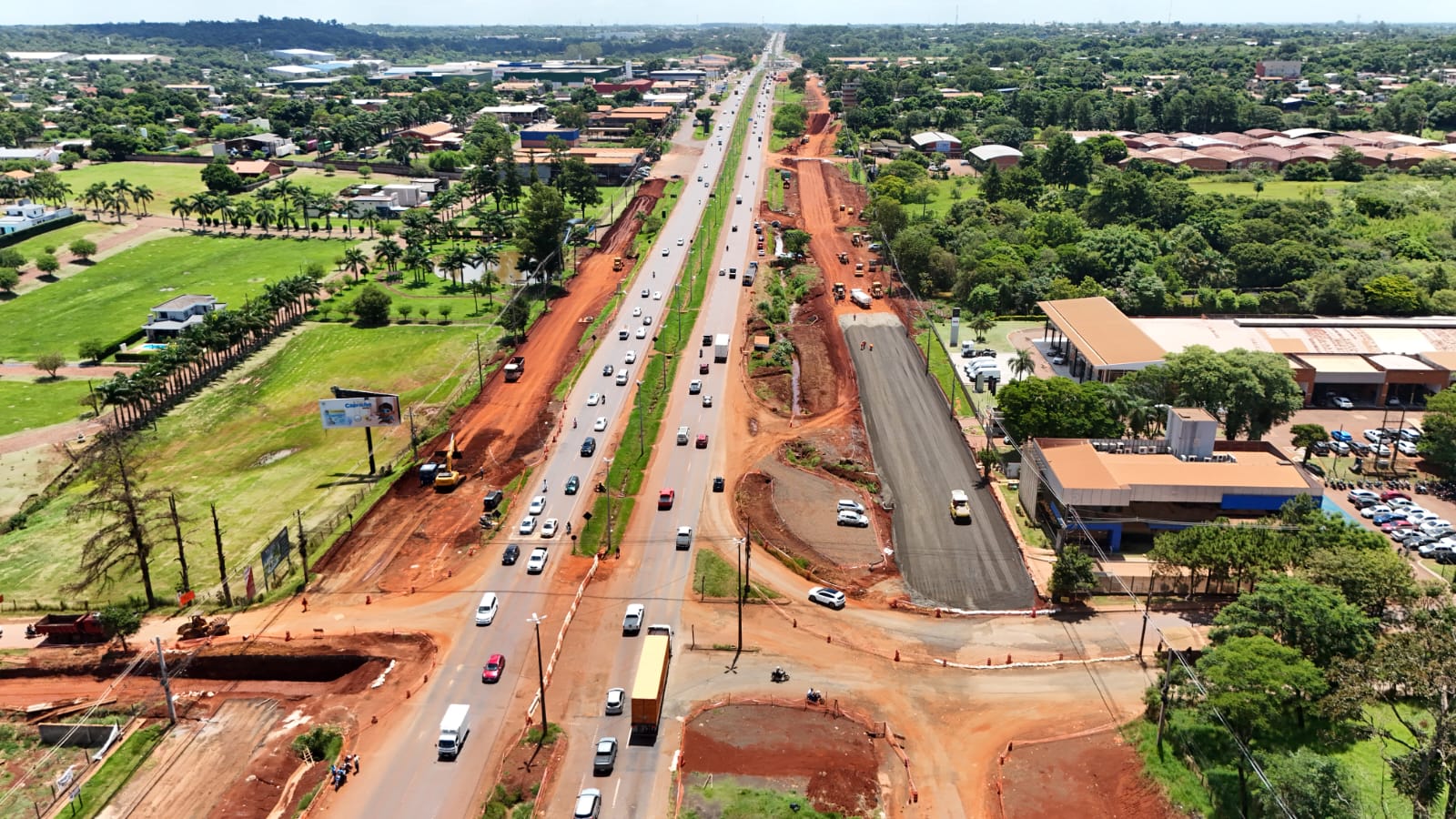 Cierran temporalmente avenida San Blas de CDE por obras del Viaducto Km 10 que construye ITAIPU