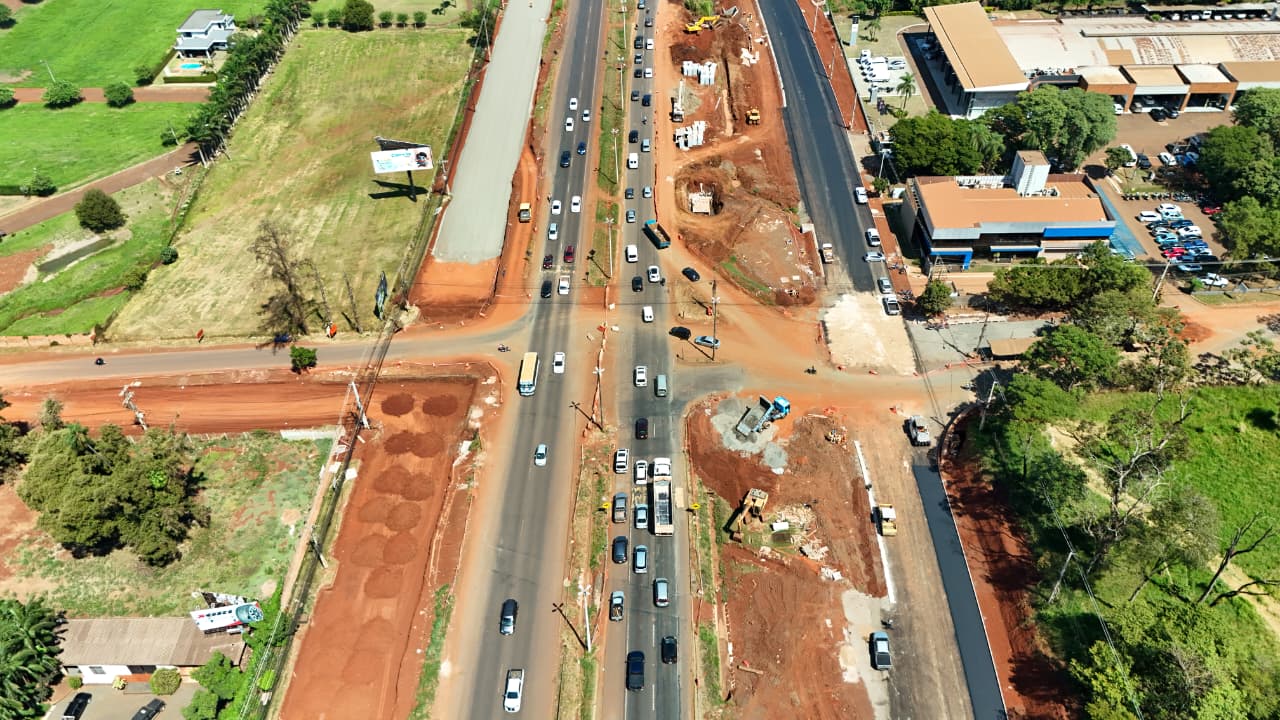 Este domingo se habilitarán nuevos desvíos por obras del Viaducto Km 10 de CDE, financiado por ITAIPU