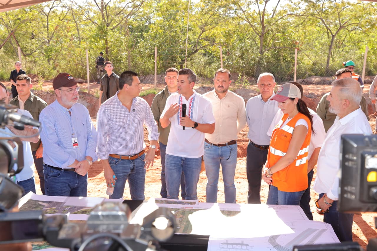 Autoridades nacionales constataron el avance de obras de acceso a Luque financiadas por ITAIPU