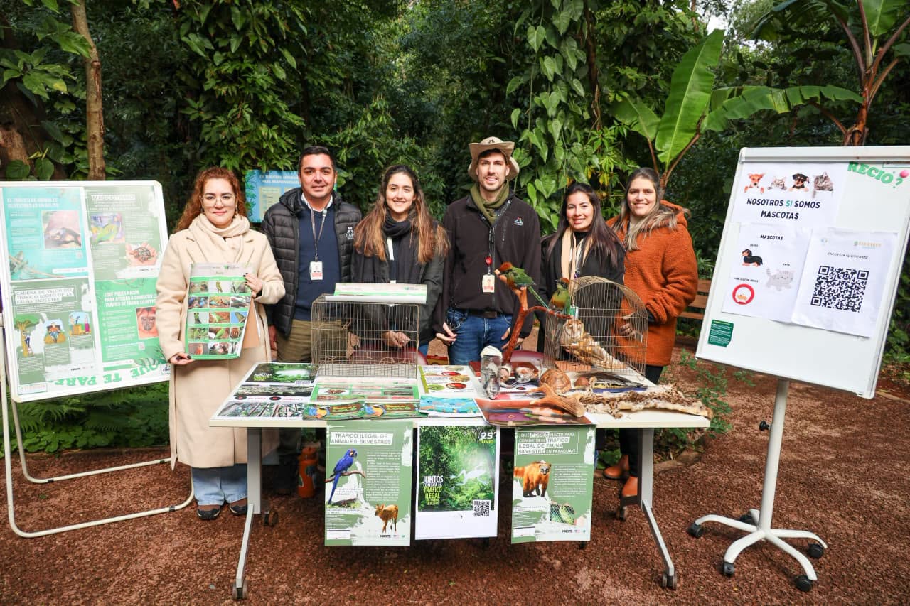 Conmemoran día contra el tráfico de animales con jornada educativa en Tekotopa de ITAIPU