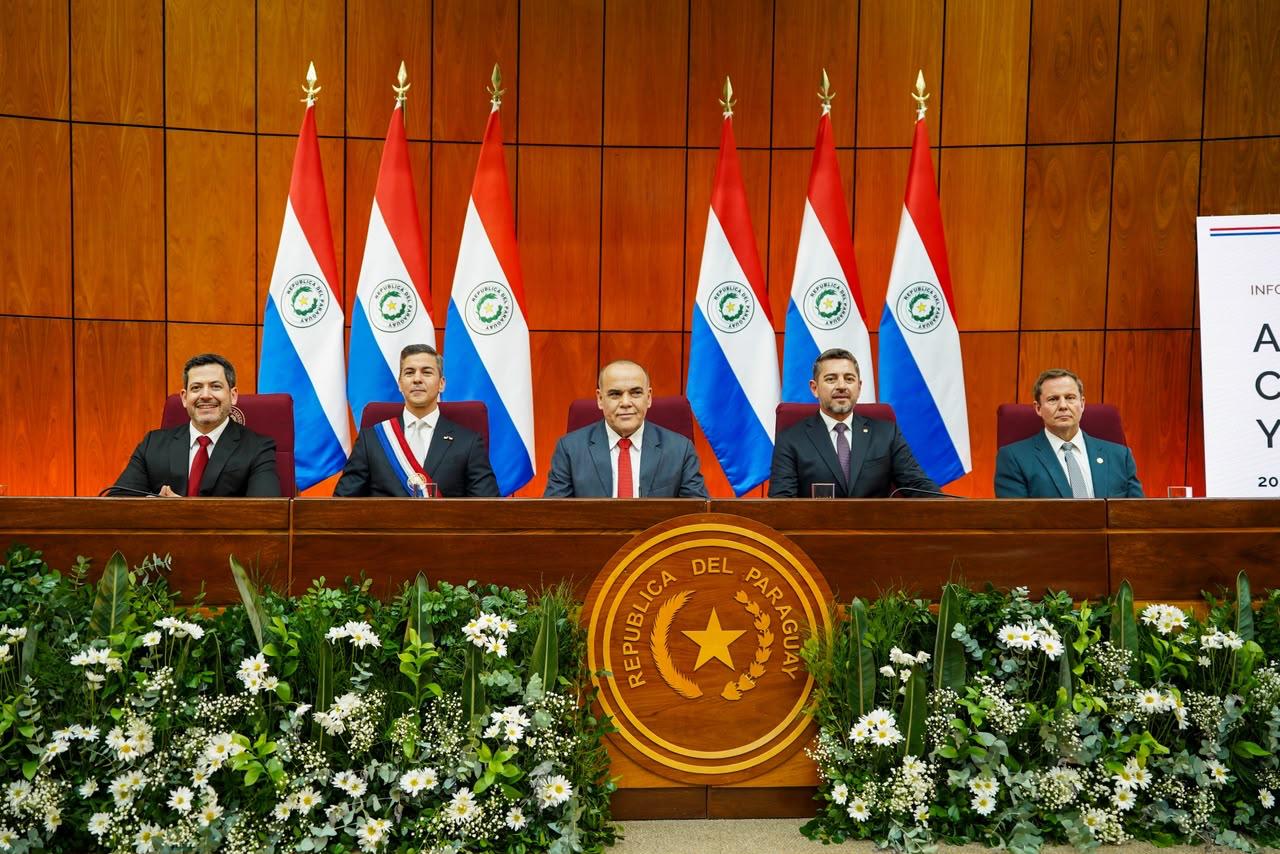 Presidente Peña resalta las inversiones de ITAIPU a favor de la población en informe de gestión