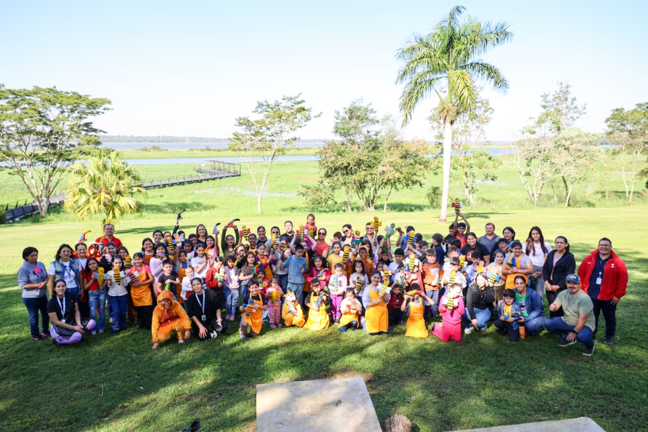 Refugio Biológico de Mbaracayú de ITAIPU alberga colonia de vacaciones con actividades didácticas