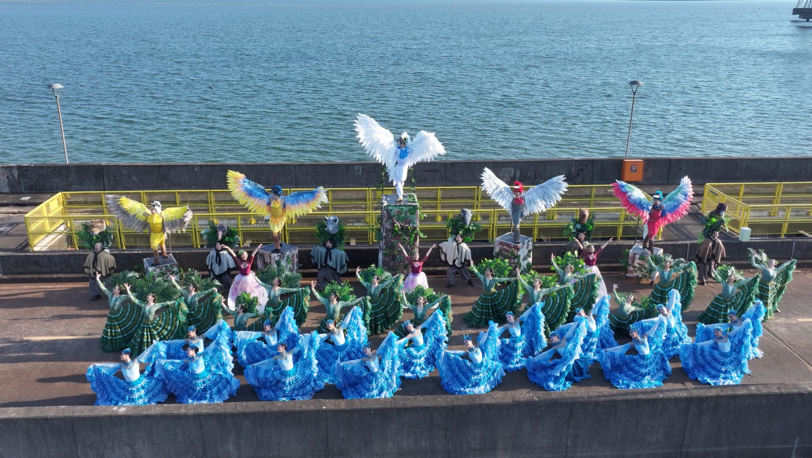 ITAIPU celebra el folclore paraguayo con una puesta en escena que fusiona arte, naturaleza e identidad