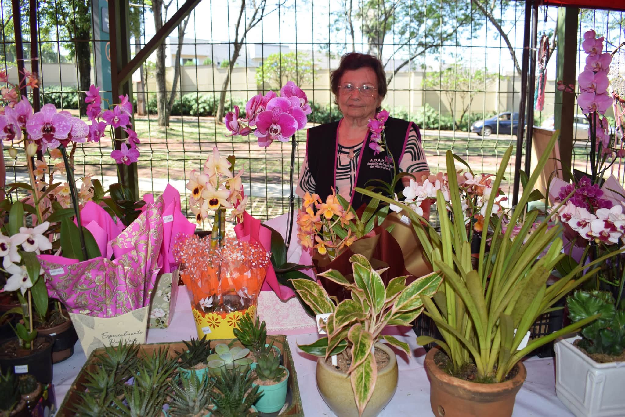 Colorida feria de orquídeas se realizó en el Parque Lineal de CDE, con apoyo de ITAIPU