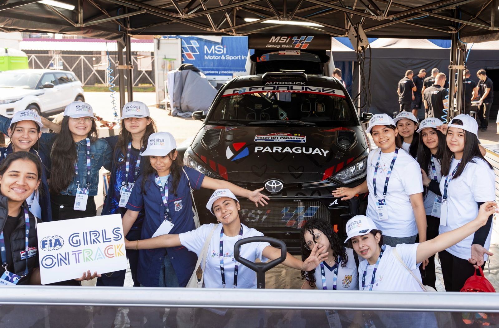 El Rally del Paraguay inspiró a nuevas generaciones de mujeres a través de Girls on Track y CareerShift