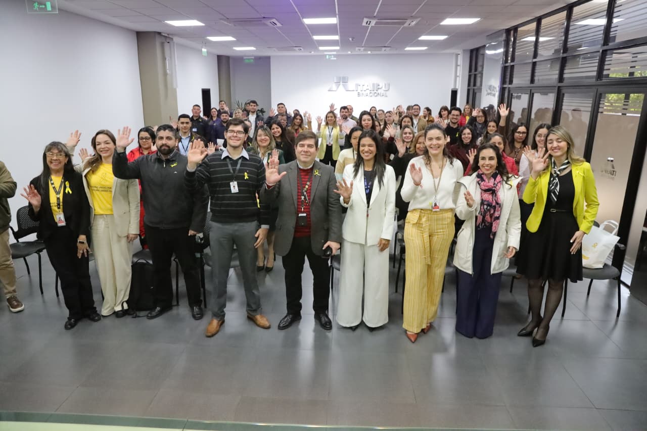 ITAIPU promovió jornada de reflexión y autocuidado en el marco de la campaña Septiembre Amarillo