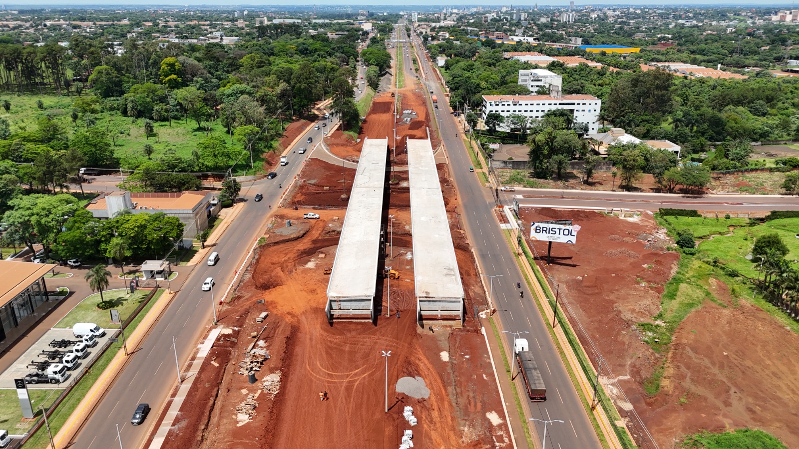 Obras del Viaducto Km 10 de CDE alcanzan el 70 % de avance, con financiamiento de ITAIPU
